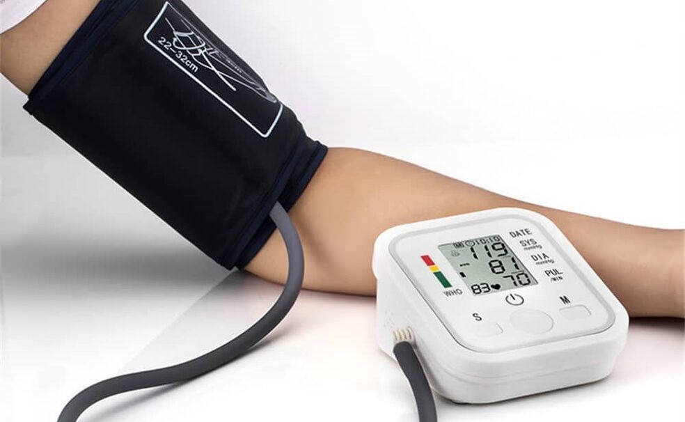 Measurement of the pressure for high blood pressure